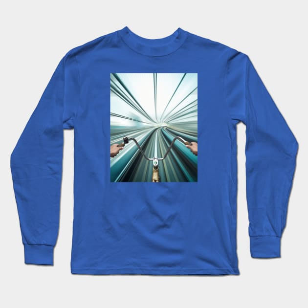 Warp speed Long Sleeve T-Shirt by circlestances